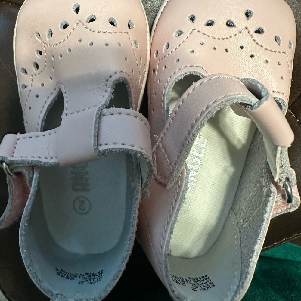 Pink Baby Angel Shoes - Picture 2 of 3
